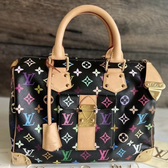 Louis Vuitton Multicolor Speedy - Black - Picture 1 of 16